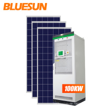 Bluesun solar energy systems  solar energy systems grid with battery backup solar inverter 100kw with panels